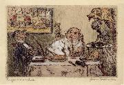 James Ensor Gluttony painting